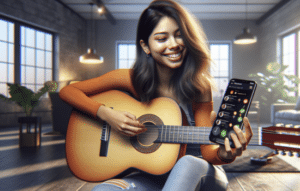 Aprende violão com nosso aplicativo inovador!