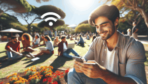 Conéctate en cualquier lugar con nuestro wifi gratuito
