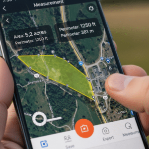 ¡Medición de terrenos al instante!
